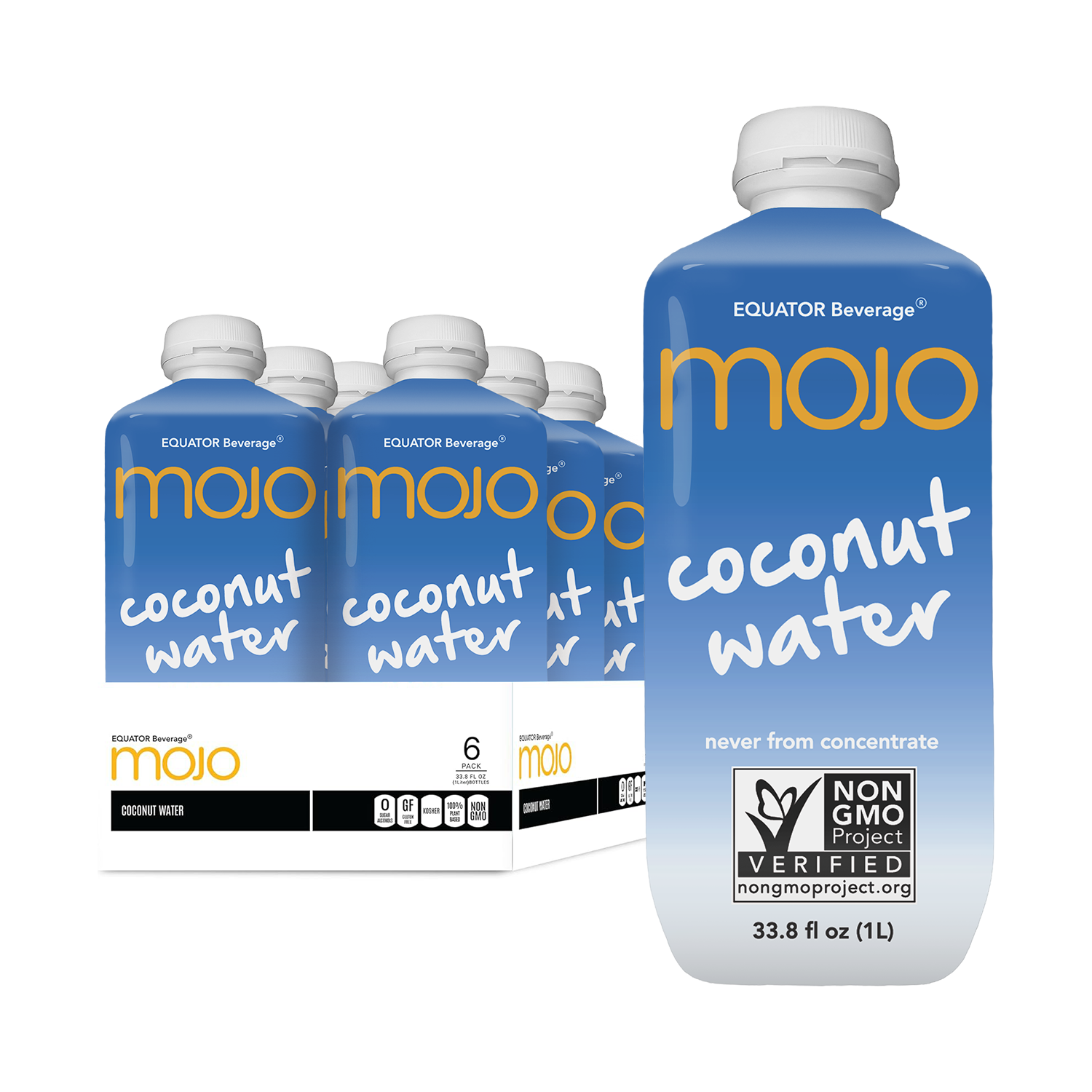 EQUATOR Beverage: Photo of MOJO Coconut Water 33.8 fl oz - EQUATOR Beverage (uploaded by company)