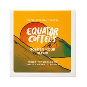 Equator Coffees: EquatorCoffees-1oz-2023-InstantCoffee-GoldenHourBlend-Front