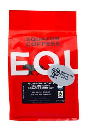 Equator Coffees: EquatorCoffees-12oz-2023-RedAppleChoc