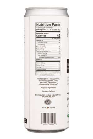 Equitea: EquiTea-12oz-2023-Recharge-Facts