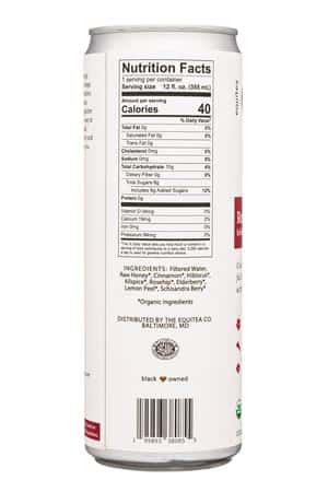 Equitea: EquiTea-12oz-2023-Recover-Facts