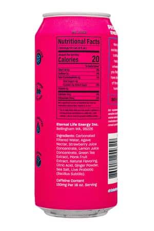 Eternal Life Elixir: EternalLife-16oz-2025-Elixer-StrawbLemonSecret-Facts