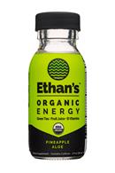 Ethan's Organic Energy: Ethans-2oz-OrganicEnergyShot-PineappleAloe-Front