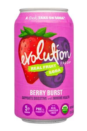 Evolution Fresh Real Fruit Soda: EvolutionFresh-12oz-2024-FruitSoda-BerryBurst-Front
