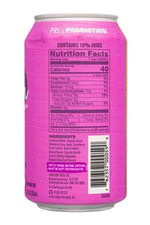 Evolution Fresh Real Fruit Soda: EvolutionFresh-12oz-2024-FruitSoda-BerryBurst-Facts