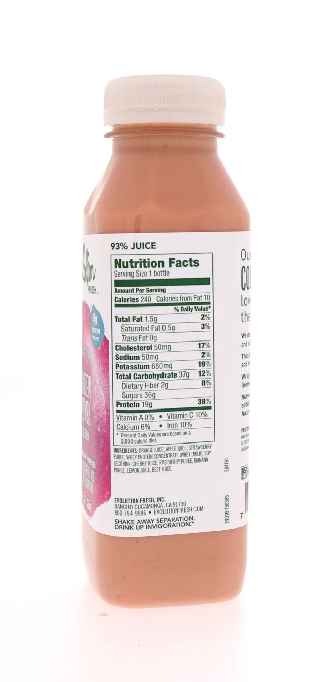 Evolution Fresh: EvolutionFresh ProteinBerry Facts