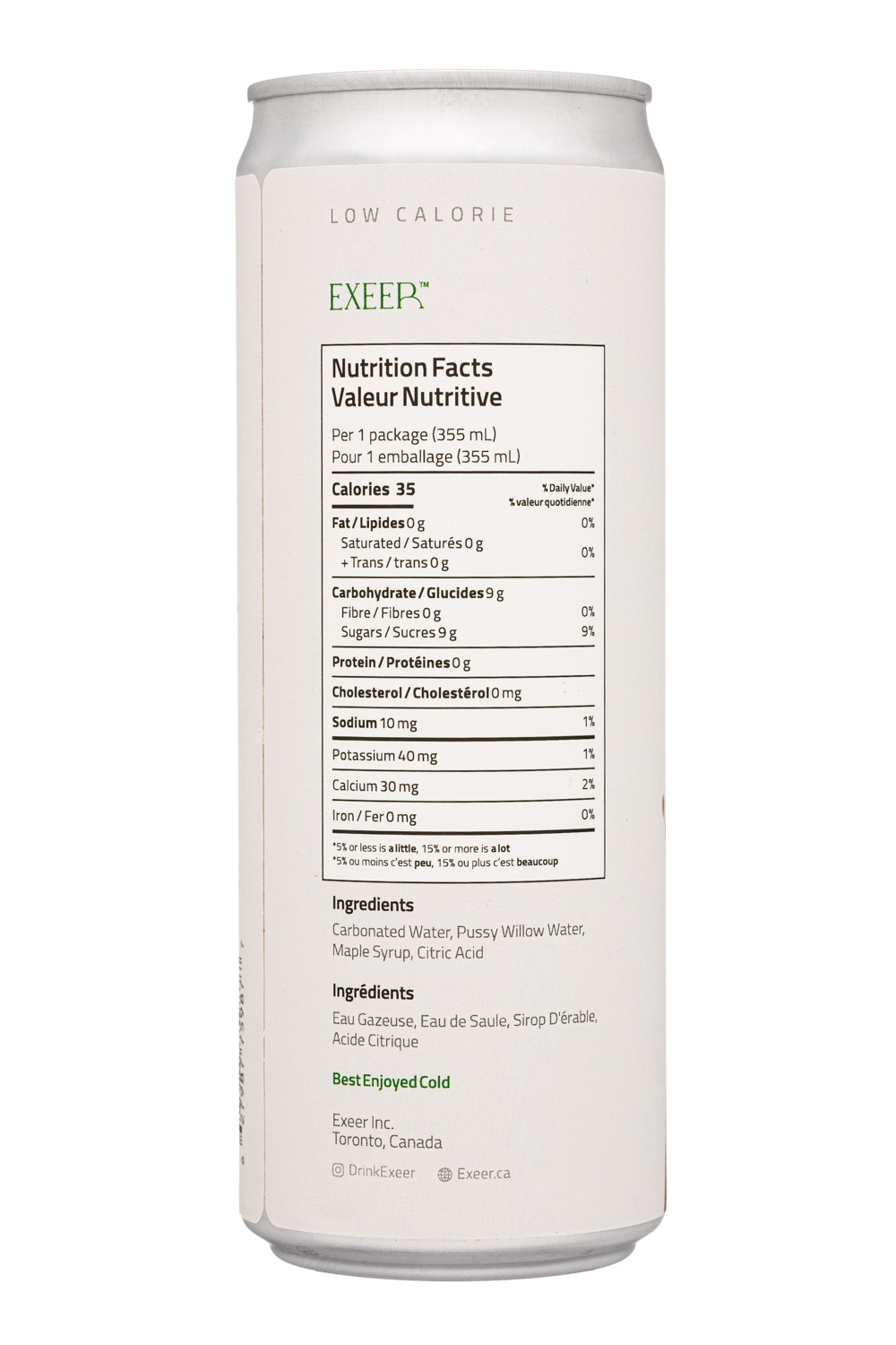 Exeer: Exeer-12oz-2022-SparkNA-PussyWillowStimulator-Facts