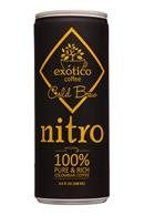 Exotico Coffee Company: Exo´tico-8oz-2020-ColdBrew-Nitro-Front