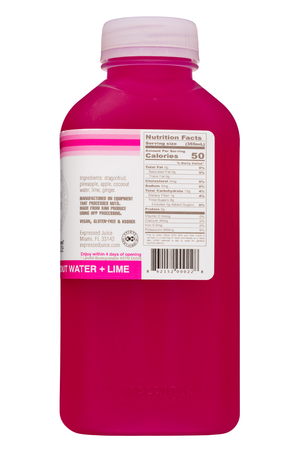 Expressed Juice: ExpressedJuice-12oz-CPRawJuice-D3-Facts