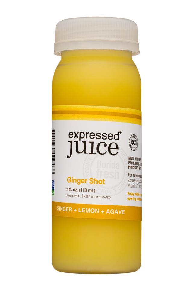 Expressed Juice: ExpressedJuice-4oz-Shot-GingerShot