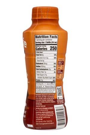 Fairlife: Fairlife-14oz-2025-ReducedFatMilk-Choc-Facts