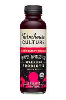 Farmhouse Culture Gut Punch: FarmhouseCulture-12oz-GutPunch-SparklingProbiotic-StrawberryHibiscus-Front