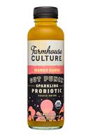 Farmhouse Culture Gut Punch: FarmhouseCulture-12oz-GutPunch-SparklingProbiotic-MangoGuava-Front