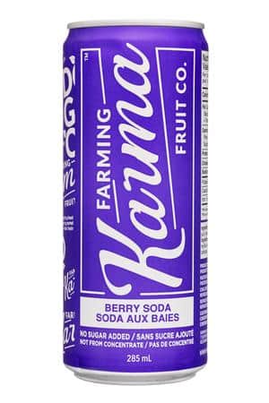 Farming Karma: FarmingKarmaFruitCo-285ml-2023-Soda-Berry-Front