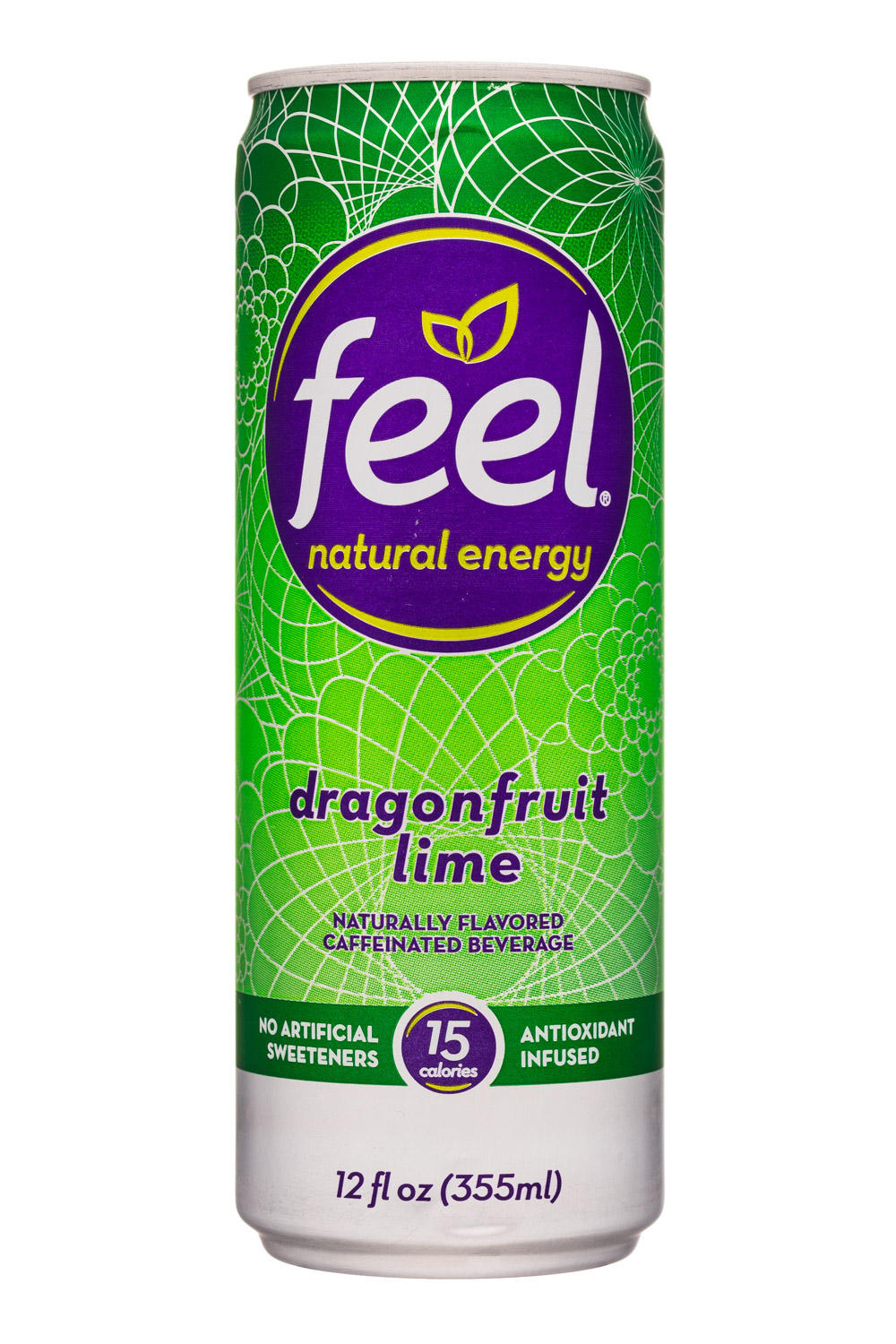 Feel Natural Energy: Feel-12oz-NaturalEnergy-DragonfruitLime-Front