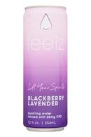 Feelz: Feelz-12oz-CBDSparklingWater-BlackberryLavender-Front