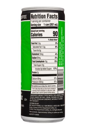 Fire Department Coffee: FireDeptCoffee-7oz-2022-SpiritCoffee-IrishCoffee-Facts