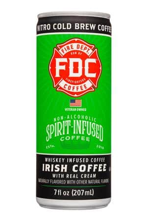 Fire Department Coffee: FireDeptCoffee-7oz-2022-SpiritCoffee-IrishCoffee-Front