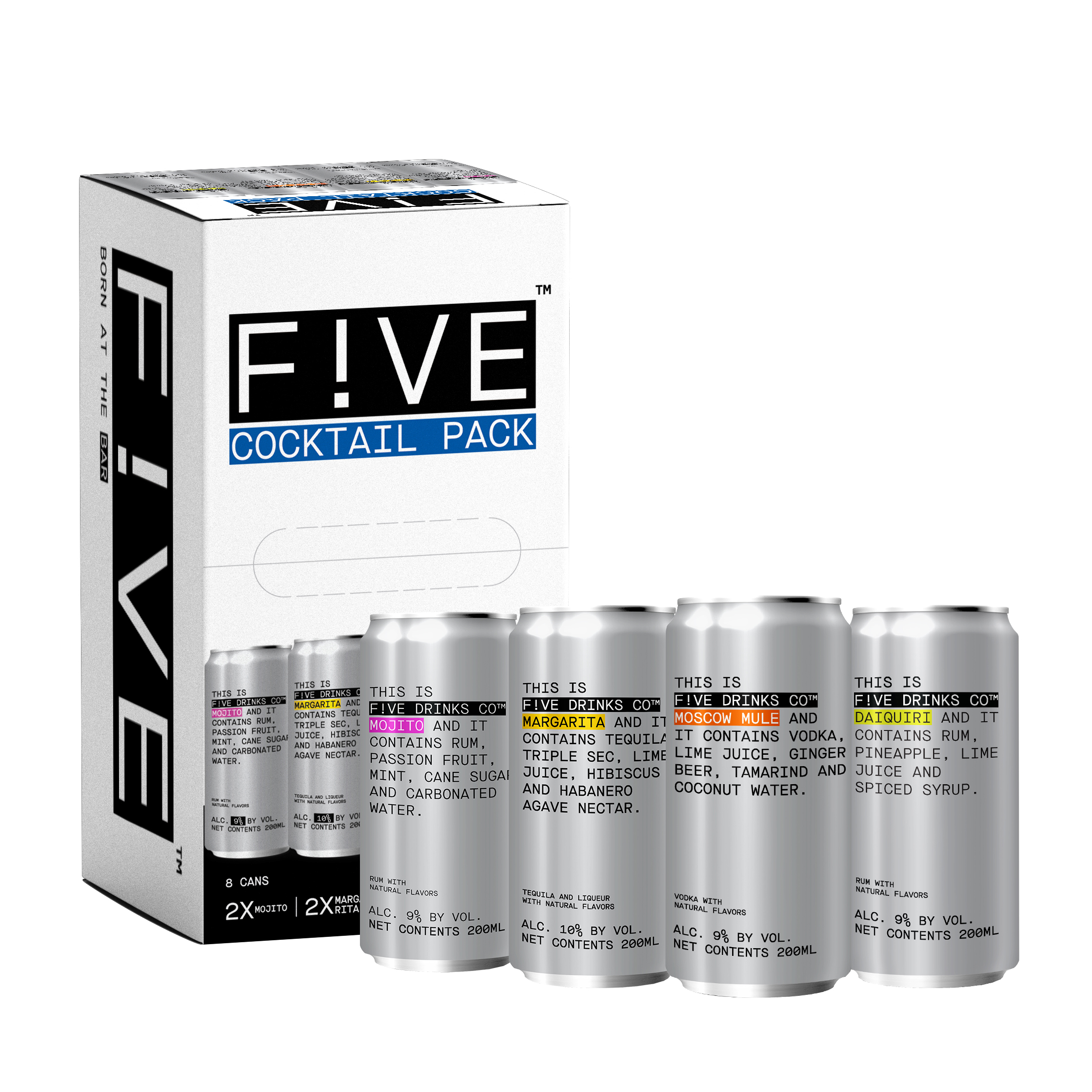 FIVE Cocktail Pack (8pk)