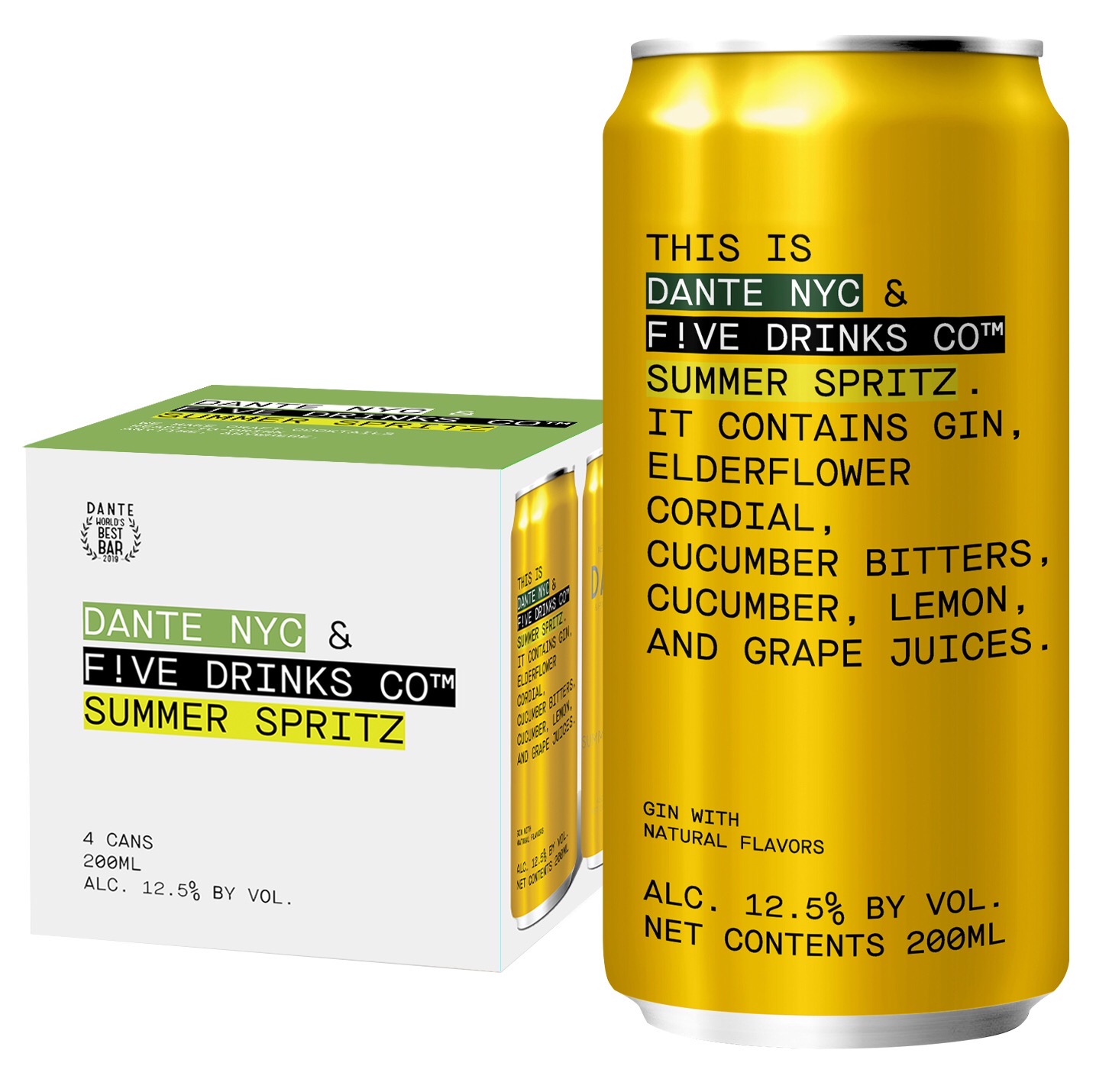 FIVE by BETTER DRINKS: Photo of Dante NYC - Summer Spritz - Five Drinks Co (uploaded by company)