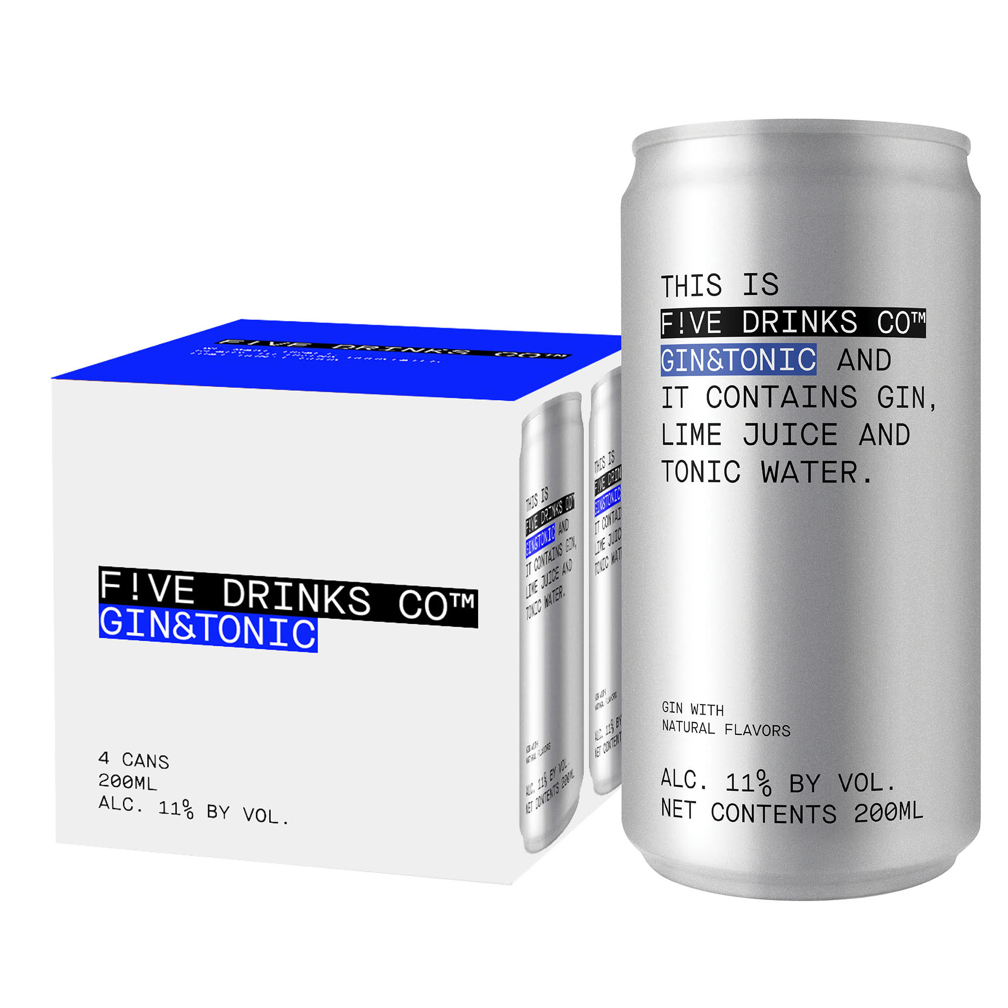 FIVE by BETTER DRINKS: Photo of Gin & Tonic - Five Drinks Co (uploaded by company)