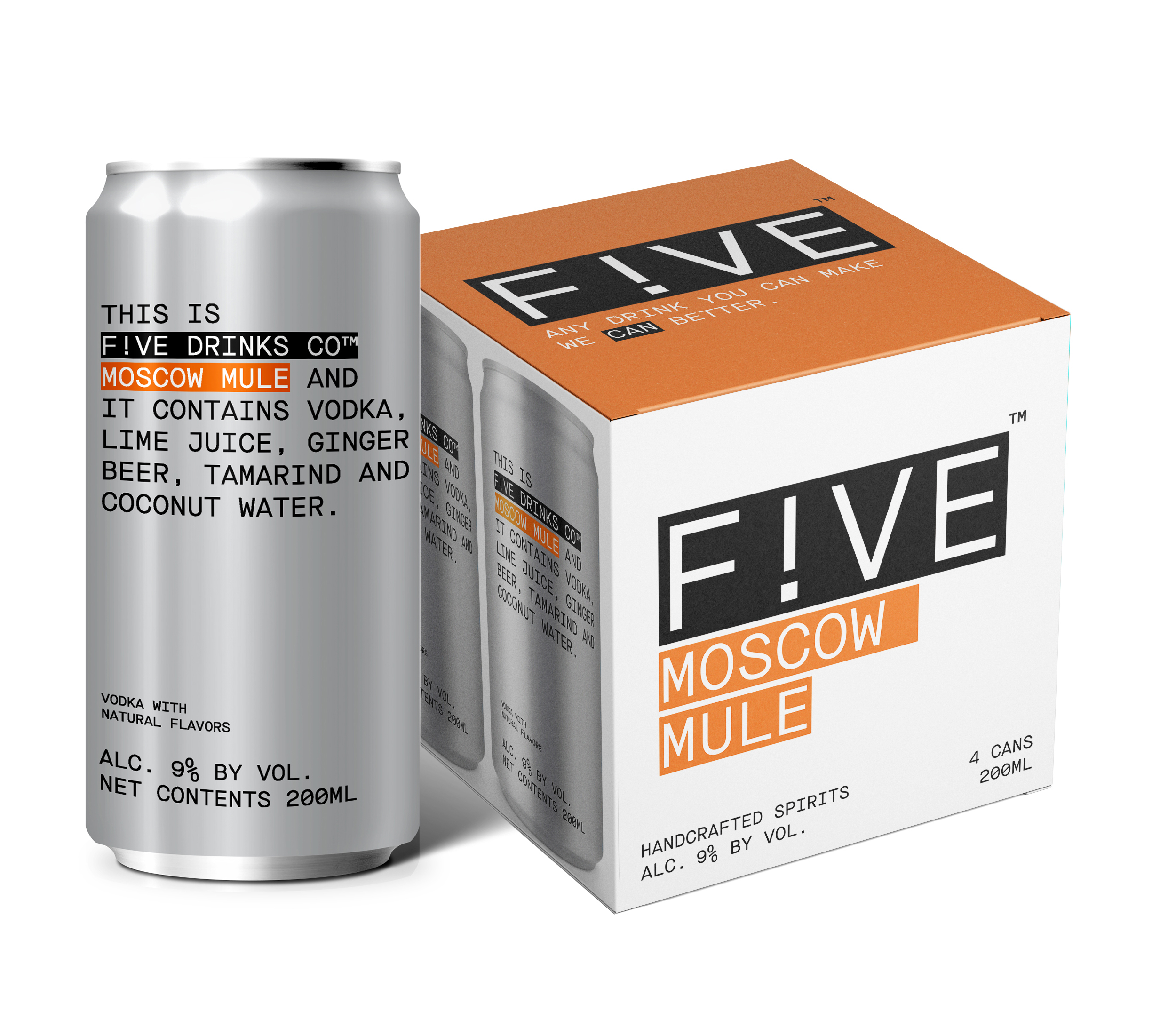 FIVE by BETTER DRINKS: Photo of Moscow Mule  - Five Drinks Co (uploaded by company)