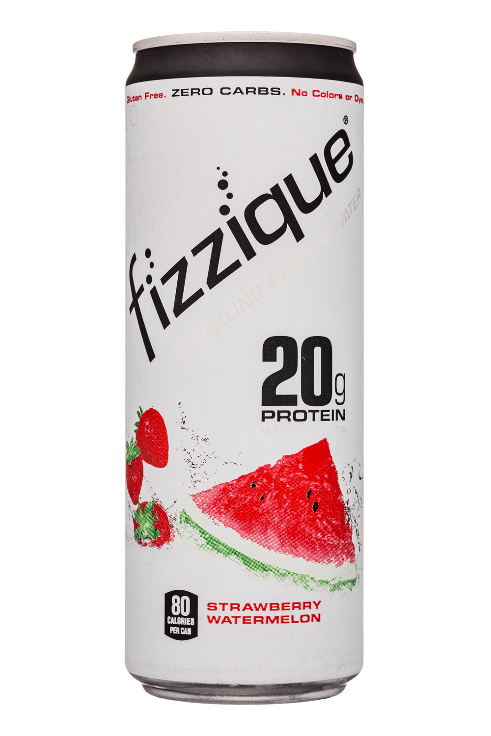 Fizzique: Fizzique-355ml-SparklingProtein-StrawberryWatermelon-Front