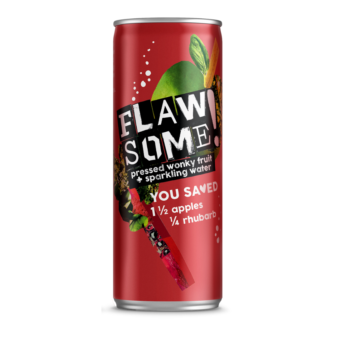 Flawsome! Apple & Rhubarb - Lightly Sparkling Juice