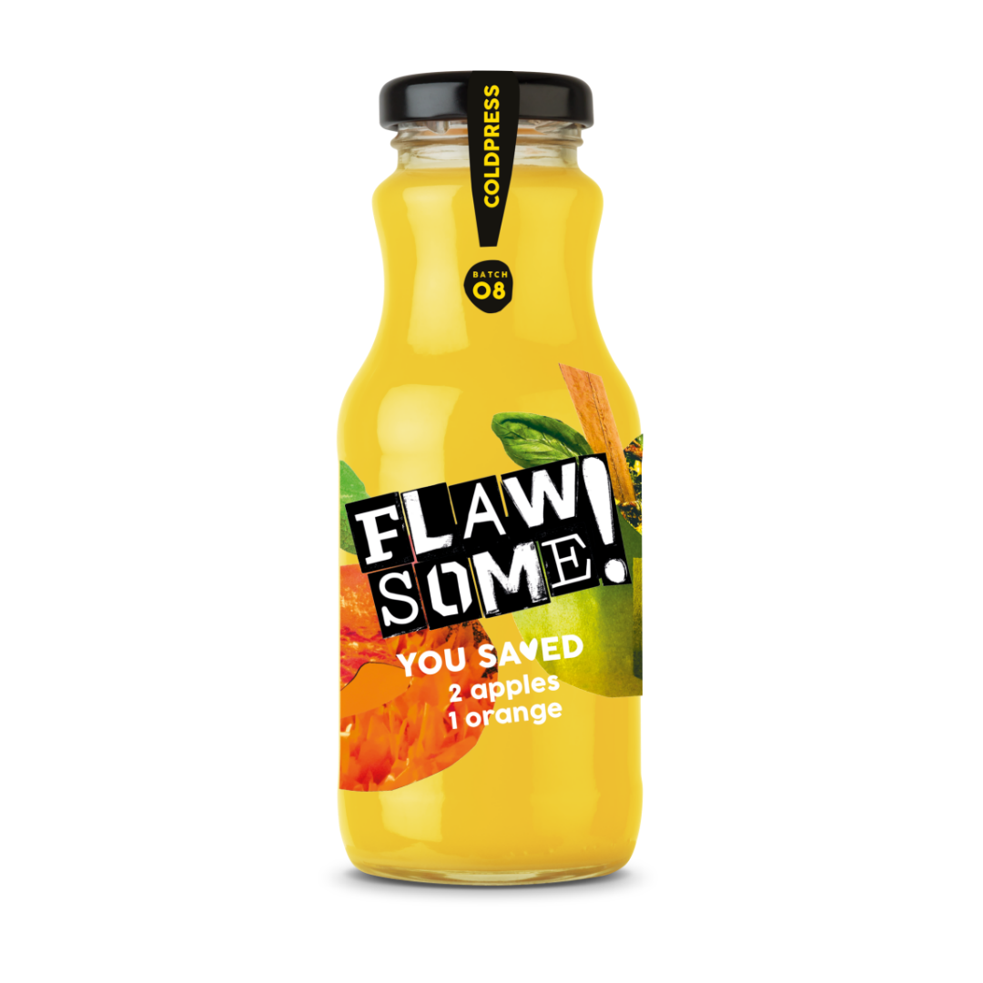 Flawsome! Apple & Orange - Cold Pressed Juice