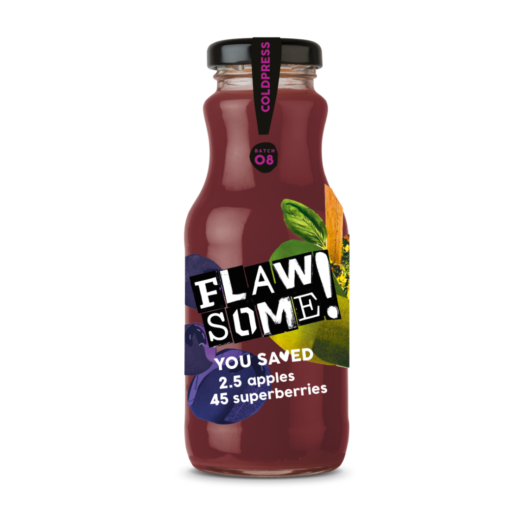 Flawsome! Apple & Superberry - Cold Pressed Juice