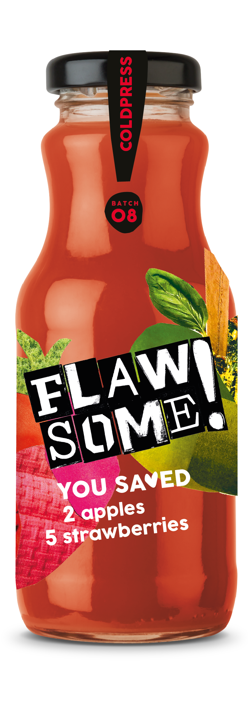 Flawsome!: Photo of Flawsome! Apple & Strawberry - Cold Pressed Juice - Flawsome! (uploaded by company)