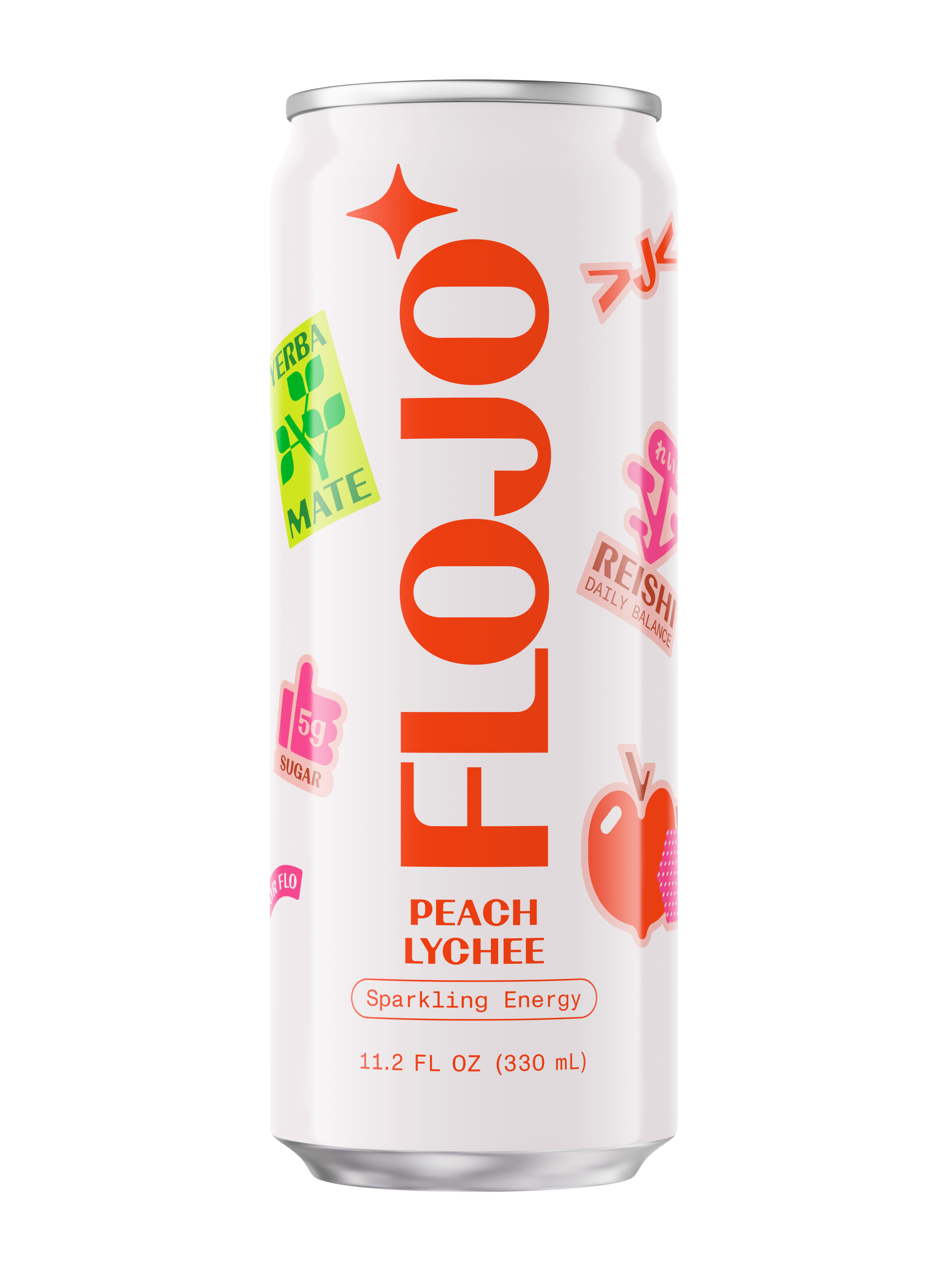 Flojo: Photo of Flojo Sparkling Energy Drinks - Peach Lychee - Flojo (uploaded by company)