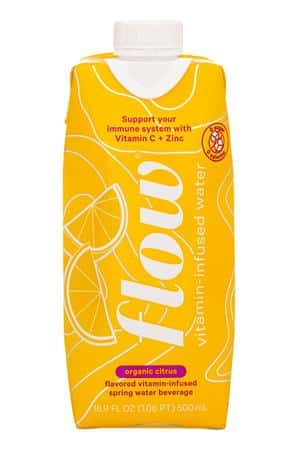 Flow Water: Flow-17oz-2022-VitaminInfused-Citrus-Front