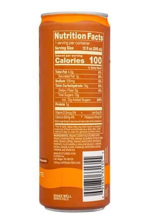 Flowin: Flowin-12oz-2025-ColdBrew-SaltedCaramelLatte-Facts