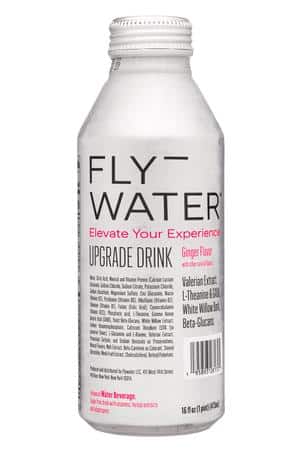 Fly Water: FlyWater-16oz-2023-Water-Ginger-Front