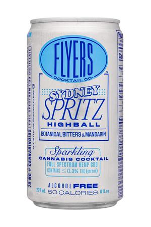 Flyers Cocktail Co: FlyersCocktailCo-8oz-2022-SydneySpritzHighball-Front