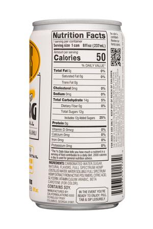 Flyers Cocktail Co: FlyersCocktailCo-237ml-2022-CannCocktail-Marg-Facts