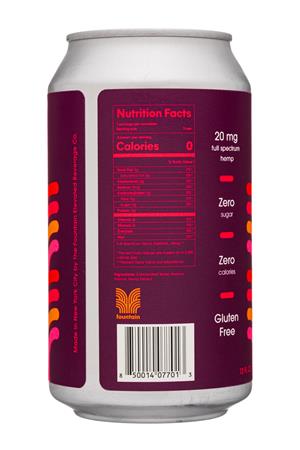Fountain: Fountain-12oz-2020-SparklingHempWater-Grapefruit-Facts