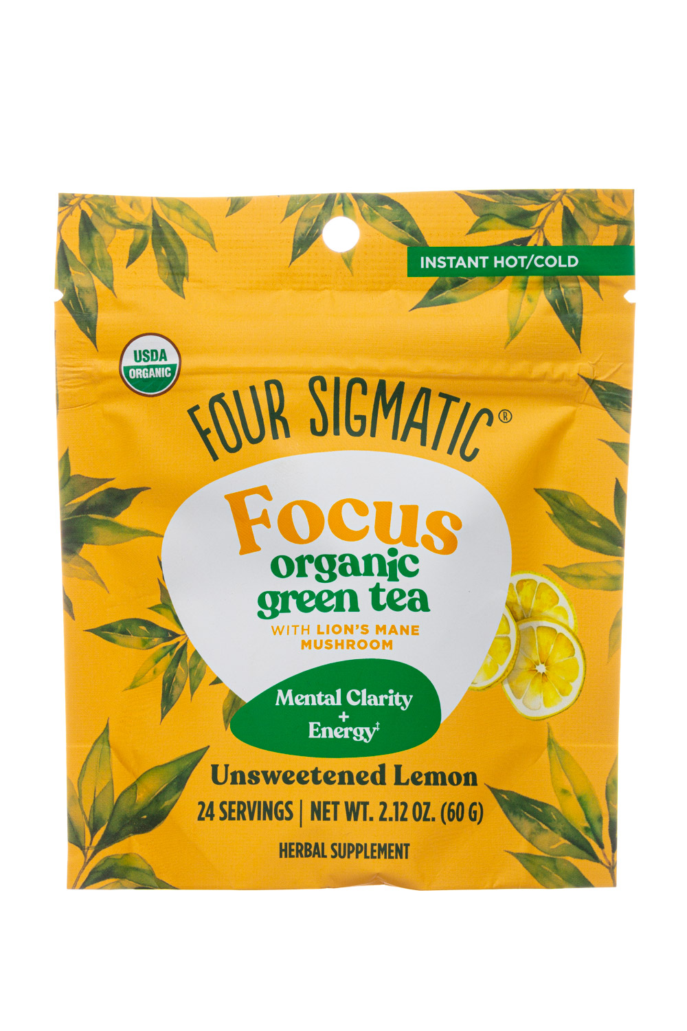 Organic Green Tea - Unsweetened Lemon