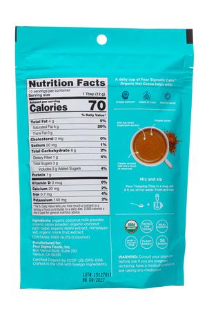 Four Sigmatic: FourSigmatic-120g-2025-Calm-Instant-MylkHotCocoa