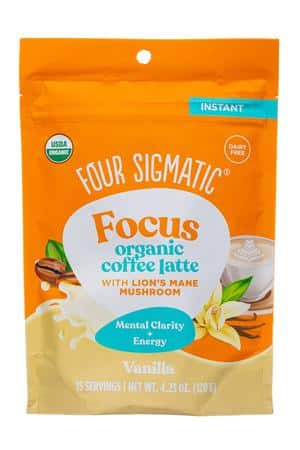 Four Sigmatic: FourSigmatic-120g-2025-Focus-Instant-Vanilla-Front