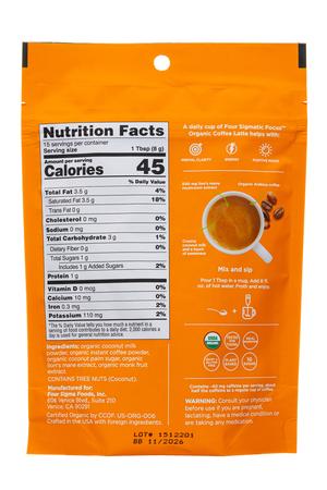 Four Sigmatic: FourSigmatic-120g-2025-Focus-Instant-Original-Facts