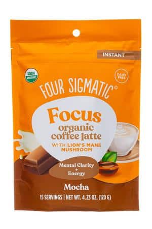 Four Sigmatic: FourSigmatic-120g-2025-Focus-Instant-Mocha-Front