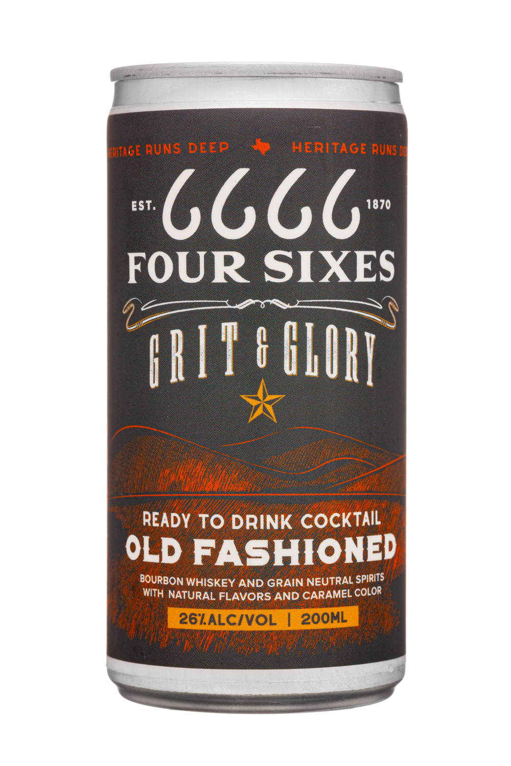 Four Sixes: FourSixes-200ml-2023-Cocktail-OldFash