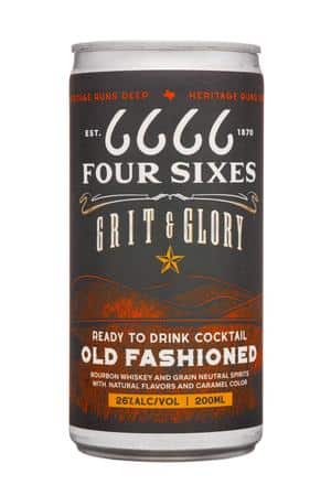 Four Sixes: FourSixes-200ml-2023-Cocktail-OldFash