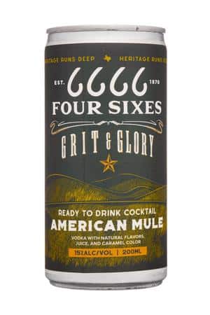 Four Sixes: FourSixes-200ml-2023-Cocktail-AmericanMule