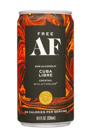 Free AF: AFDrinks-8oz-2023-FreeAF-CubaLibre-Front