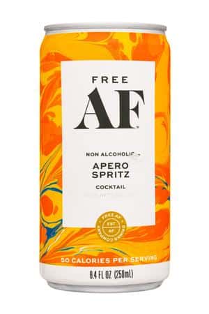 Free AF: AFDrinks-8oz-2023-FreeAF-AperoSpritz-Front