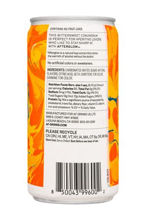 Free AF: AFDrinks-8oz-2023-FreeAF-AperoSpritz-Facts