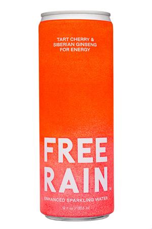 Free Rain: FreeRain-12oz-2020-SparklingWater-TartCherry-Front